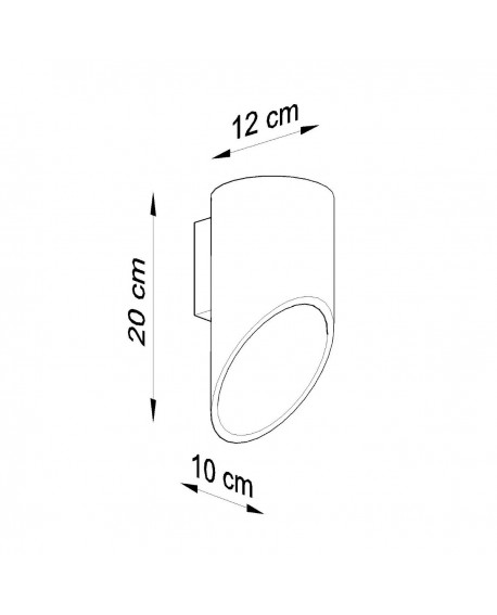 Kinkiet PENNE 20 biały Sollux SL.0107