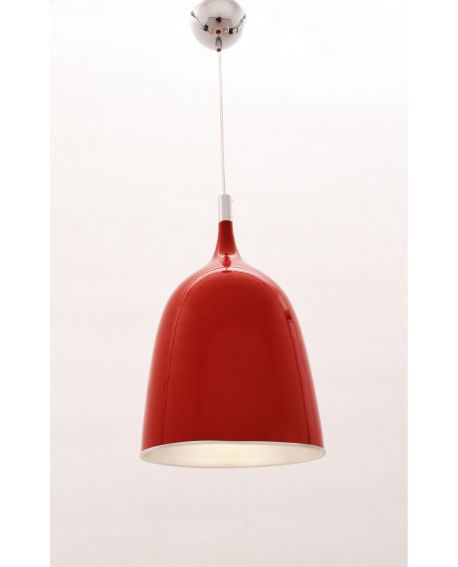 NOWOCZESNA LAMPA WISZĄCA CZERWONA BELTONE