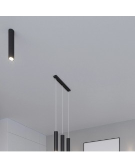 Lampa wisząca LAGOS 1 czarny Sollux SL.0327