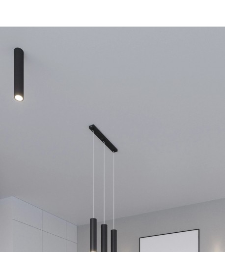 Lampa wisząca LAGOS 1 czarny Sollux SL.0327