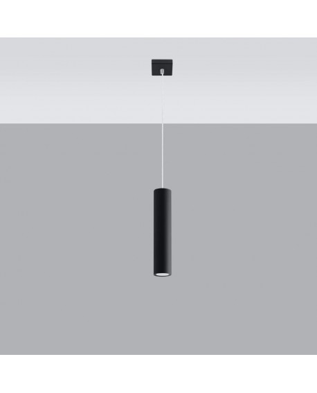 Lampa wisząca LAGOS 1 czarny Sollux SL.0327