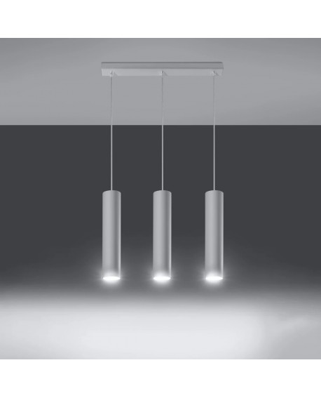 Lampa wisząca LAGOS 3L biały Sollux SL.0325