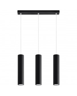 Lampa wisząca LAGOS 3L czarny Sollux SL.0329