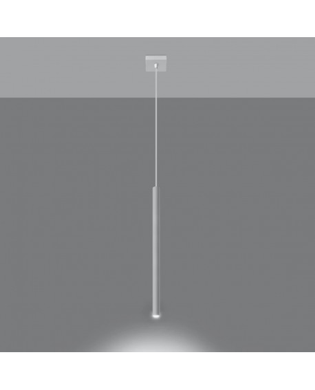 Lampa wisząca PASTELO 1 biała Sollux SL.0465