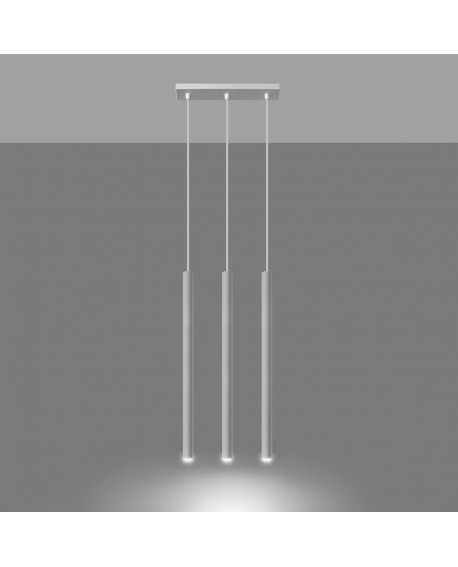 Lampa wisząca PASTELO 3 biała Sollux SL.0466