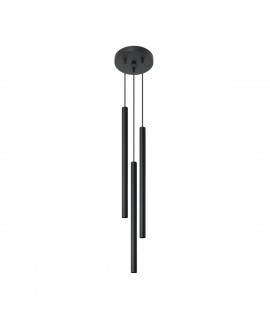 Lampa wisząca PASTELO 3P czarna Sollux SL.0471