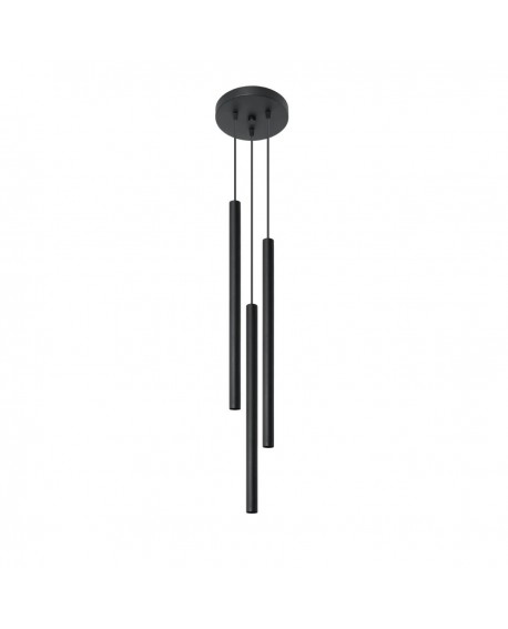 Lampa wisząca PASTELO 3P czarna Sollux SL.0471