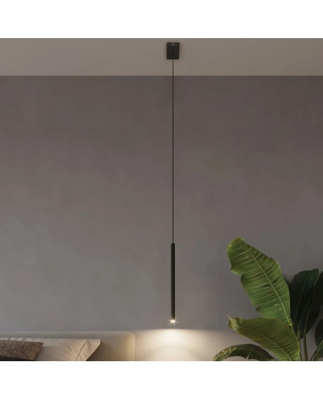Lampa wisząca PASTELO 5 czarna Sollux SL.0472
