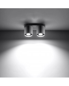 Plafon ORBIS 2 szary Sollux SL.0055