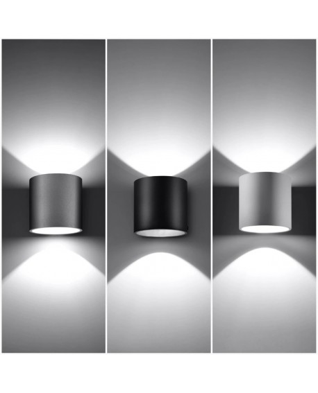 Kinkiet ORBIS 1 czarny Sollux SL.0048