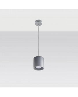 Lampa wisząca ORBIS 1 szary Sollux SL.0052