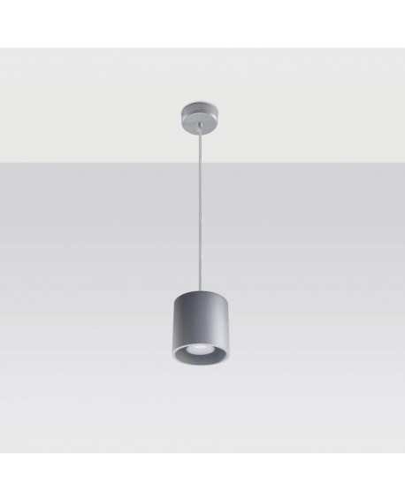Lampa wisząca ORBIS 1 szary Sollux SL.0052