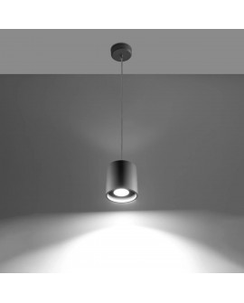 Lampa wisząca ORBIS 1 szary Sollux SL.0052