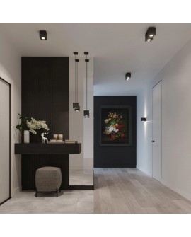 Plafon QUAD 1 czarny Sollux SL.0022