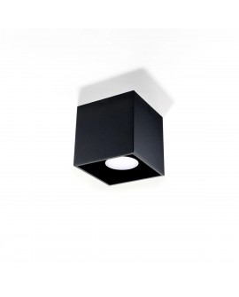 Plafon QUAD 1 czarny Sollux SL.0022