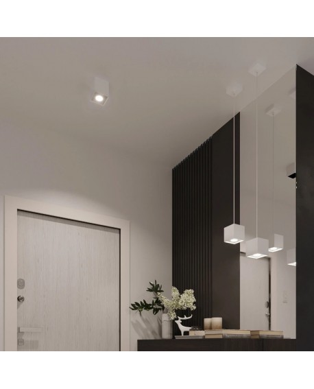 Plafon QUAD 1 biały Sollux SL.0027