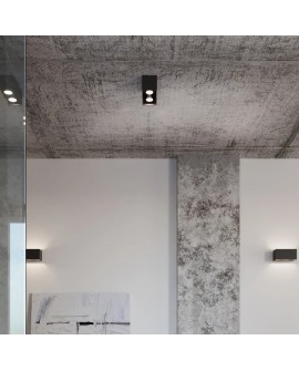 Plafon QUAD MAXI czarny Sollux SL.0381