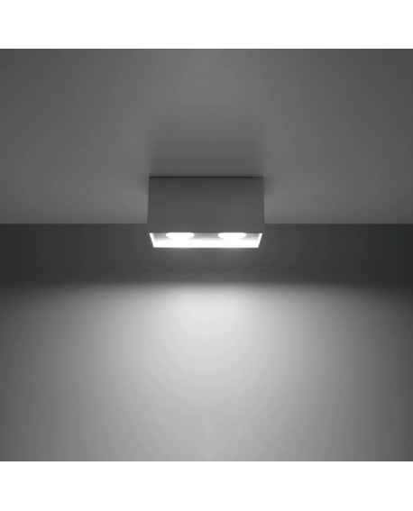 Plafon QUAD MAXI szary Sollux SL.0382