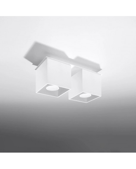 Plafon QUAD 2 biały Sollux SL.0065