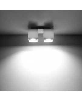 Plafon QUAD 2 biały Sollux SL.0065