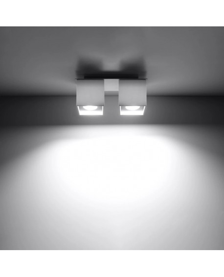 Plafon QUAD 2 biały Sollux SL.0065