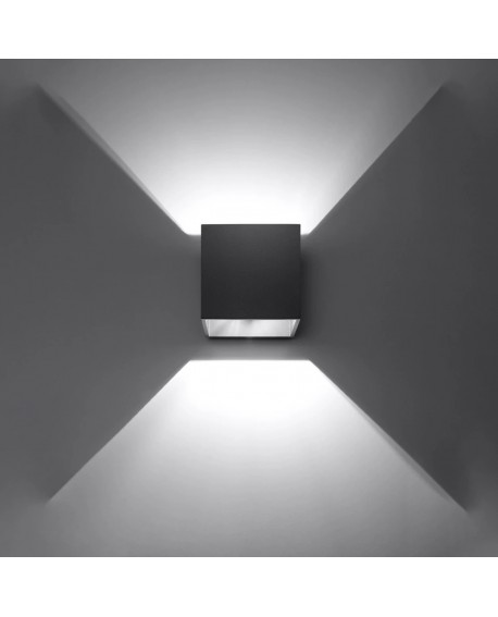 Kinkiet QUAD 1 czarny Sollux SL.0057