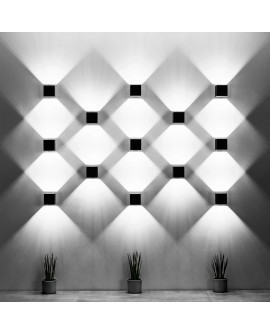 Kinkiet QUAD 1 szary Sollux SL.0058