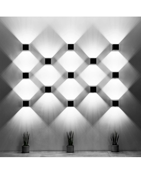 Kinkiet QUAD 1 szary Sollux SL.0058