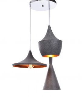 LAMPA WISZĄCA LOFT GRANIT POTRÓJNA FOGGI W3 LUMINA DECO
