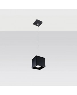 Lampa wisząca QUAD 1 czarny Sollux SL.0060