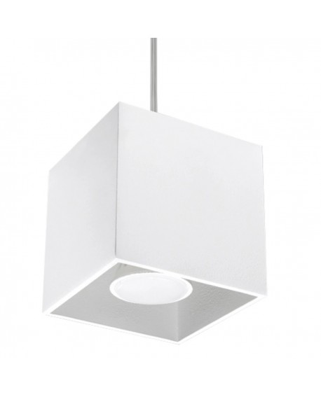 Lampa wisząca QUAD 1 biały Sollux SL.0062