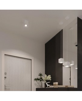 Lampa wisząca QUAD 1 biały Sollux SL.0062