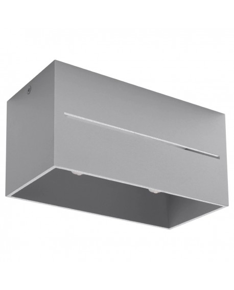 Plafon LOBO MAXI szary Sollux SL.0385