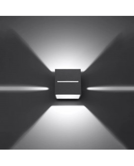 Kinkiet LOBO szary Sollux SL.0205