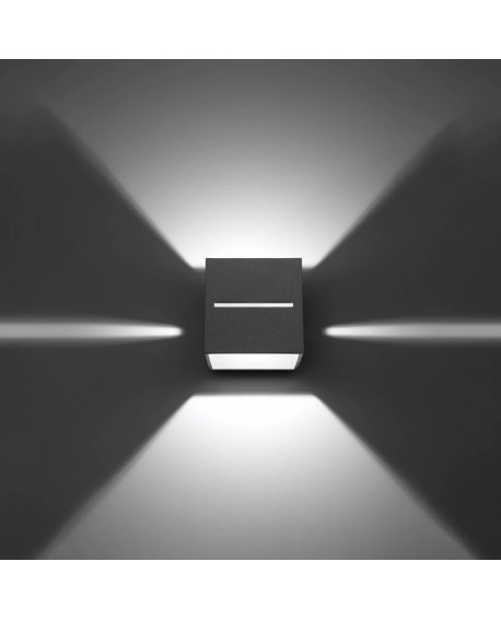 Kinkiet LOBO szary Sollux SL.0205