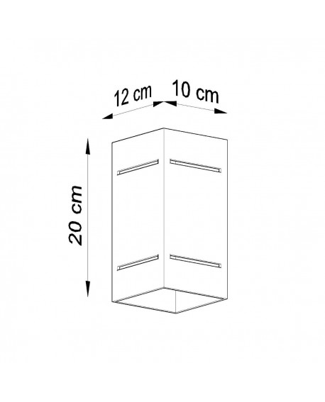 Kinkiet BLOCCO biały Sollux SL.0477