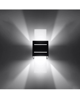 Kinkiet LORETO czarny Sollux SL.0201