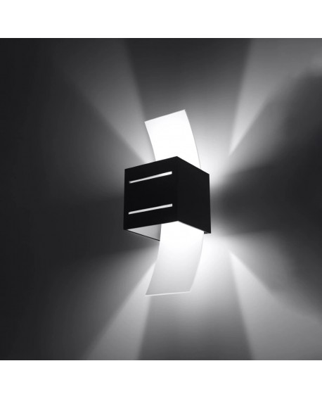 Kinkiet LORETO czarny Sollux SL.0201