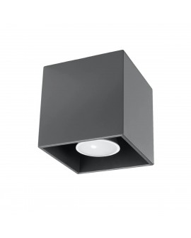 Plafon QUAD 1 antracyt Sollux SL.0567