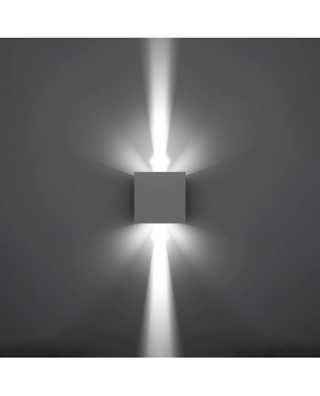 Kinkiet LUCA biały LED IP54 Sollux SL.0544