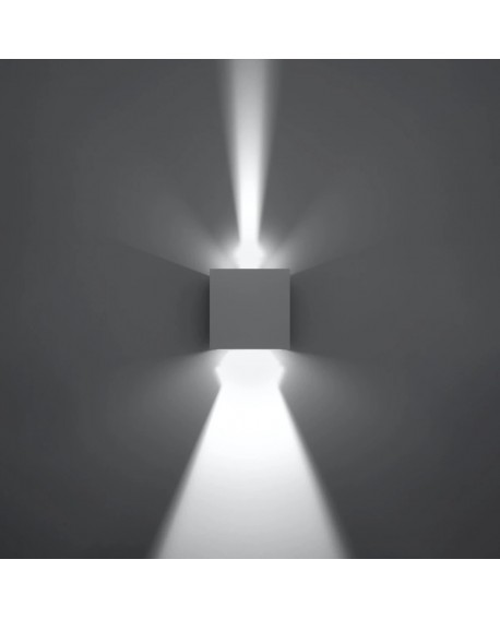 Kinkiet LUCA biały LED IP54 Sollux SL.0544