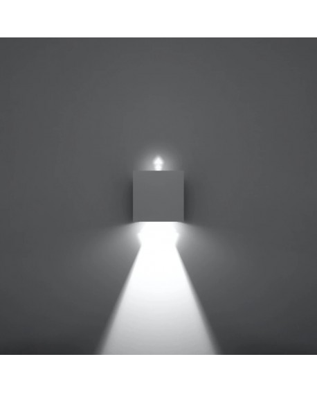 Kinkiet LUCA biały LED IP54 Sollux SL.0544