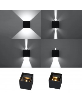 Kinkiet LUCA czarny LED IP54 Sollux SL.0545