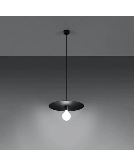 Lampa wisząca FLAVIO czarna Sollux SL.0853