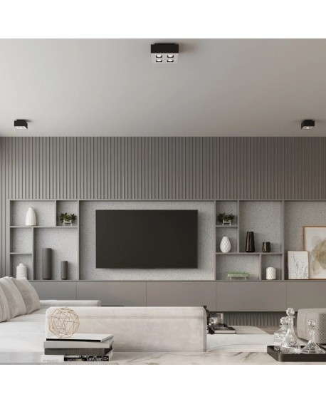 Plafon MONO 1 czarny Sollux SL.0070