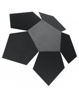 Kinkiet PENTA czarny Sollux SL.0423