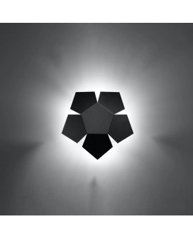 Kinkiet PENTA czarny Sollux SL.0423