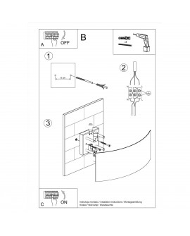 Kinkiet MAGNUS biały Sollux SL.0936
