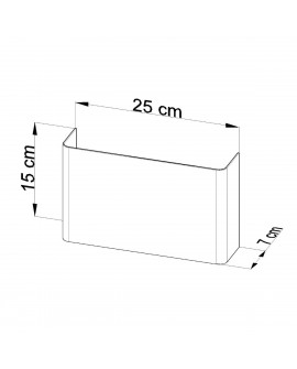 Kinkiet COPERTURA biały Sollux SL.0419