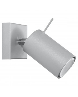 Kinkiet RING 1 szary Sollux SL.0449